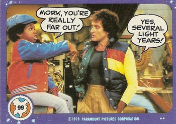 1978 Topps Mork & Mindy #99 Mork, you're really far out! Front