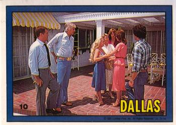 1981 Donruss Dallas #10 Patio gathering Front