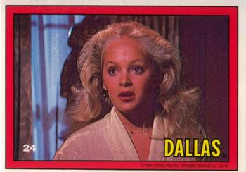 1981 Donruss Dallas #24 Lucy reacts Front