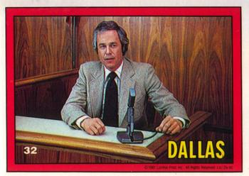 1981 Donruss Dallas #32 Cliff testifies Front