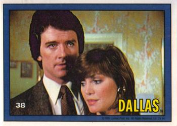 1981 Donruss Dallas #38 Bobby & Pam Front