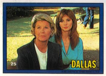 1981 Donruss Dallas #25 Miss Ellie & Pam Front
