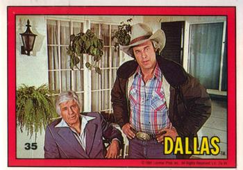 1981 Donruss Dallas #35 Jock & Ray Front