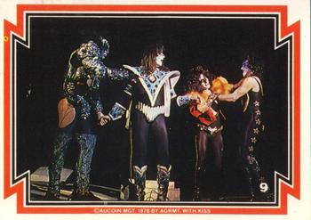 1978 Donruss Kiss #9 Group Front