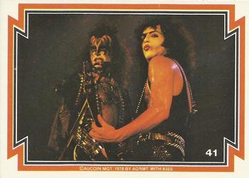 1978 Donruss Kiss #41 Gene / Paul Front