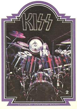 1978 Donruss Kiss #2 Peter Criss Front