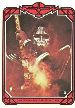 1978 Donruss Kiss #5 Ace Frehley Front