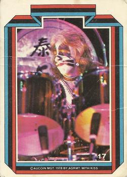 1978 Donruss Kiss #17 Peter Criss Front