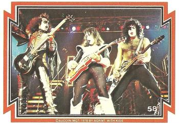 1978 Donruss Kiss #58 Gene / Ace / Paul Front