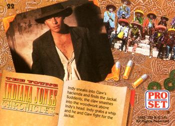 1992 Pro Set The Young Indiana Jones Chronicles #22 Mexico 1916 Back