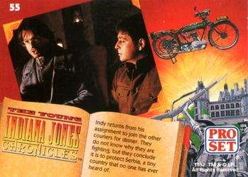 1992 Pro Set The Young Indiana Jones Chronicles #55 Verdun, 1916 Back
