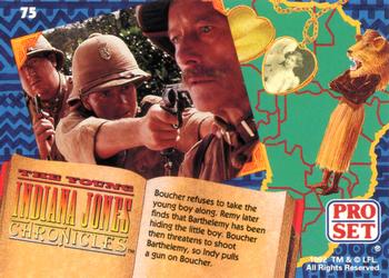 1992 Pro Set The Young Indiana Jones Chronicles #75 German East Africa 1916 Back
