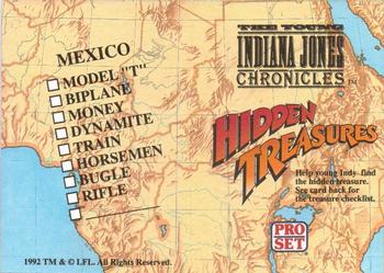 1992 Pro Set The Young Indiana Jones Chronicles - Hidden Treasures Fold-Outs #NNO Mexico Front