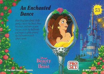 1992 Pro Set Beauty and the Beast #53 An Enchanted Dance Back