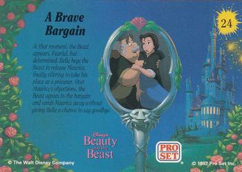 1992 Pro Set Beauty and the Beast #24 A Brave Bargain Back