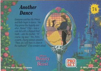 1992 Pro Set Beauty and the Beast #74 Another Dance Back