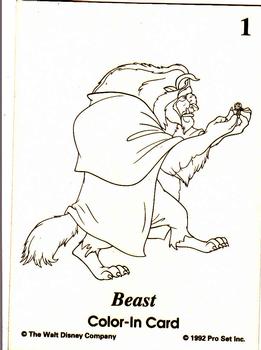 NON SPORT CARDS BEAUTY & THE BEAST 1992 PRO SET DISNEY SET & INSERTS 95