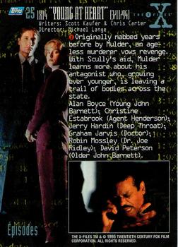 1995 Topps The X-Files Season One #25 1X15 