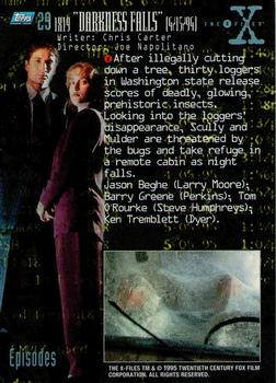 1995 Topps The X-Files Season One #29 1X19 