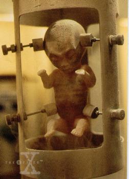 1995 Topps The X-Files Season One #45 Alien Fetus Front