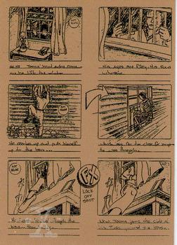 1995 Topps The X-Files Season One #55 Tooms Storyboards Front
