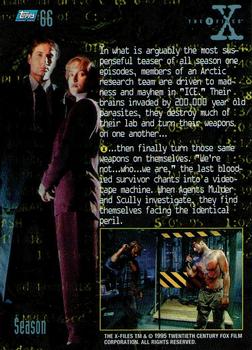 1995 Topps The X-Files Season One #66 Episode: Ice Back