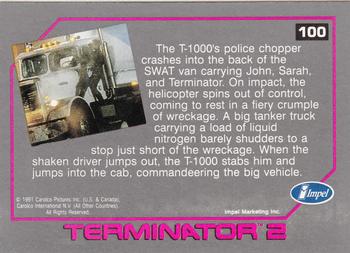 1991 Impel Terminator 2: Judgment Day #100 The T-1000 Borrows a Tanker Truck Back