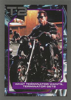 1991 Impel Terminator 2: Judgment Day #8 What Terminator Wants, Terminator Gets Front
