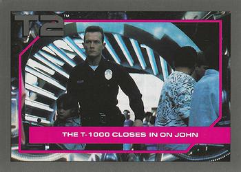 1991 Impel Terminator 2: Judgment Day #21 The T-1000 Closes In On John Front