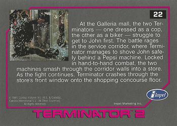 1991 Impel Terminator 2: Judgment Day #22 Terminator Explodes Through the Shop Window Back