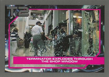 1991 Impel Terminator 2: Judgment Day #22 Terminator Explodes Through the Shop Window Front