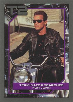 1991 Impel Terminator 2: Judgment Day #28 Terminator Searches for John Front