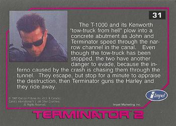 1991 Impel Terminator 2: Judgment Day #31 Terminator and John Escape Again Back