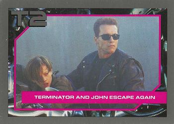 1991 Impel Terminator 2: Judgment Day #31 Terminator and John Escape Again Front