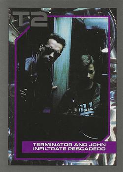 1991 Impel Terminator 2: Judgment Day #35 Terminator and John Infiltrate Pescadero Front