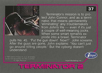 1991 Impel Terminator 2: Judgment Day #37 You Can't Just Go Around Killing People. Back