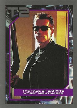1991 Impel Terminator 2: Judgment Day #41 The Face of Sarah's Worst Nightmares Front