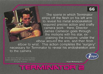 1991 Impel Terminator 2: Judgment Day #66 James Cameron Directs Schwarzenegger Back