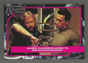 1991 Impel Terminator 2: Judgment Day #66 James Cameron Directs Schwarzenegger Front