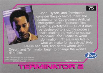 1991 Impel Terminator 2: Judgment Day #75 Can they Change the World's Fate? Back