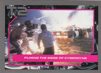 1991 Impel Terminator 2: Judgment Day #79 Filming the Siege of Cyberdyne Front