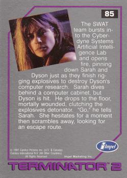 1991 Impel Terminator 2: Judgment Day #85 Go, Dyson Tells Sarah Back