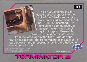 1991 Impel Terminator 2: Judgment Day #97 T-1000 Commandeers a Tanker Back