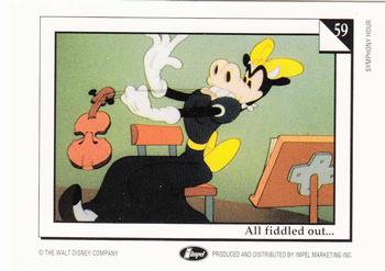 1991 Impel Disney #59 E:  On first bass with Clara Cluck... Back