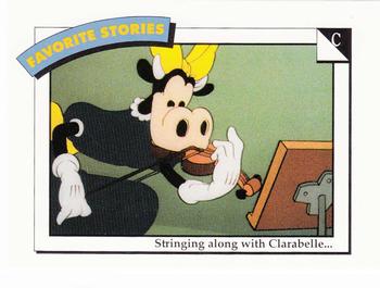 1991 Impel Disney #63 C:  Stringing along with Clarabelle... Front