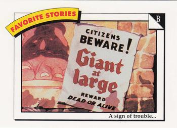 1991 Impel Disney #8 B:  Citizens Beware! Front