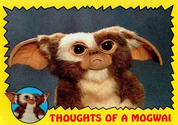 1984 Topps Gremlins #27 Thoughts of a Mogwai Front