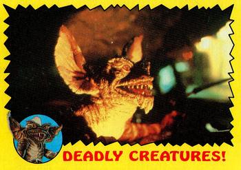 1984 Topps Gremlins #44 Deadly Creatures! Front