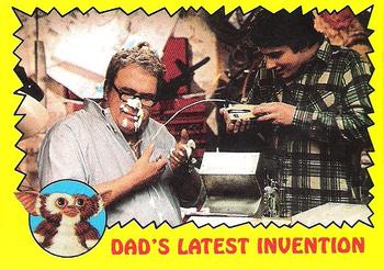 1984 Topps Gremlins #18 Dad's Latest Invention Front