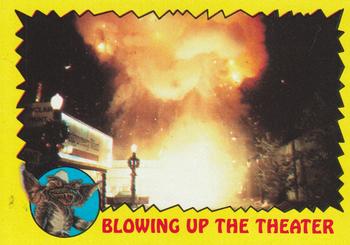 1984 Topps Gremlins #62 Blowing Up the Theater Front